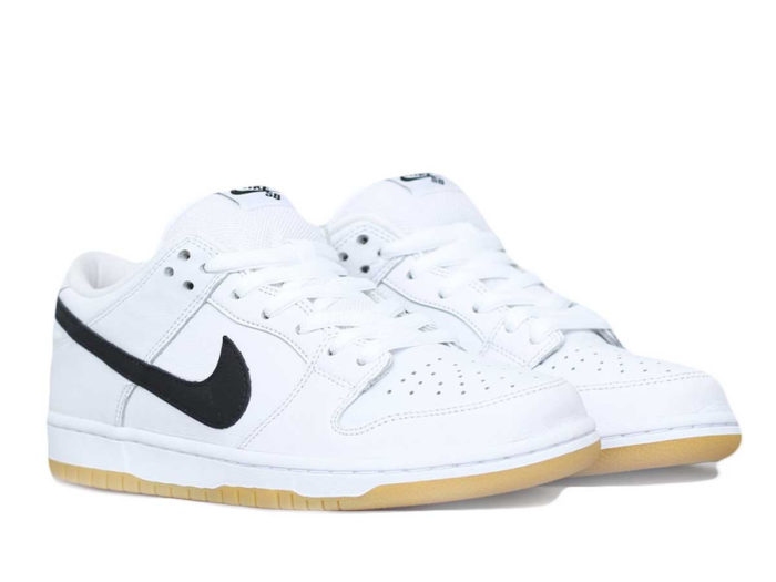 Nike SB Dunk Low Pro Iso - White/Black-White - immagine 3