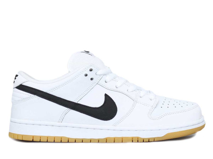 Nike SB Dunk Low Pro Iso - White/Black-White - immagine 2