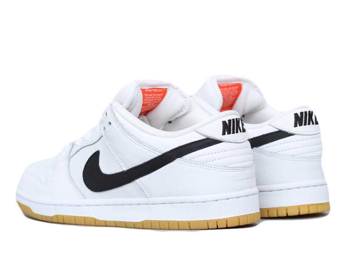 Nike SB Dunk Low Pro Iso - White/Black-White - immagine 4