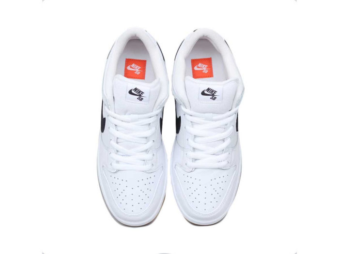 Nike SB Dunk Low Pro Iso - White/Black-White - immagine 5