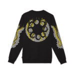 Octopus - Felpa Octopus Checkered Logo Crewneck Black