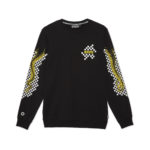 Octopus - Felpa Octopus Checkered Logo Crewneck Black - immagine 3