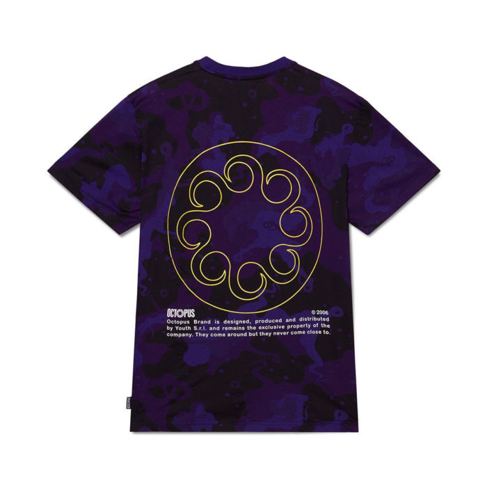 Octopus - T Shirt Octopus Camo Tee Purple - immagine 2