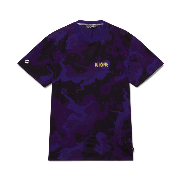 Octopus - T Shirt Octopus Camo Tee Purple - immagine 3