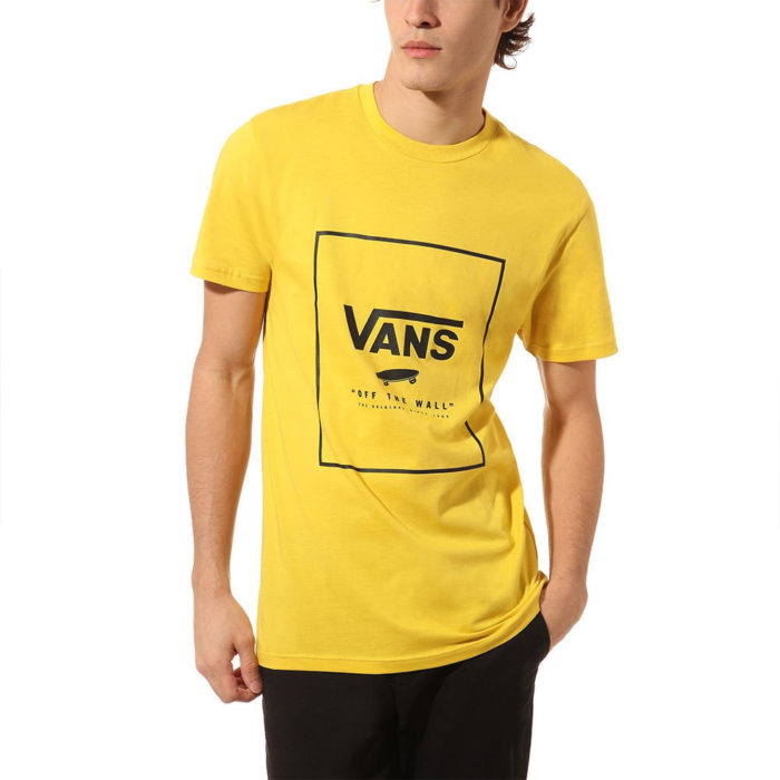 Vans T-Shirt Print Box - Sulphur/Black - immagine 2