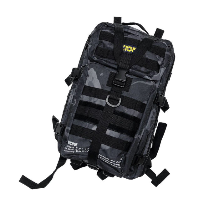Octopus Zaino Camo Utility Backpack - Black - immagine 2