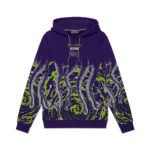 Octopus x Rick e Morty Vortex Hoodie - Purple