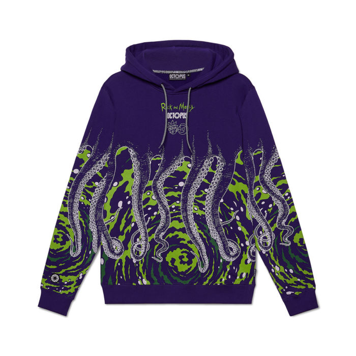 Octopus x Rick e Morty Vortex Hoodie - Purple - immagine 2