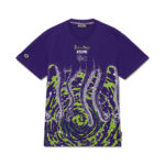 Octopus x Rick e Morty Vortex Tee - Purple
