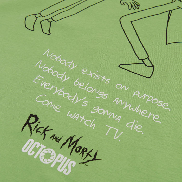 Octopus x Rick e Morty Wathc Tee - Lime - immagine 4