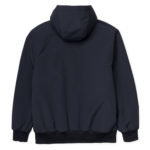 Carhartt WIP Giacca Hooded Sail Jacket - Dark Navy/White - immagine 3