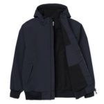 Carhartt WIP Giacca Hooded Sail Jacket - Dark Navy/White - immagine 4