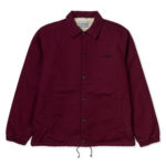 Carhartt Wip Giacca Canvas Coach Jacket - Merlot/Black