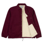 Carhartt Wip Giacca Canvas Coach Jacket - Merlot/Black - immagine 3