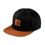 Carhartt Wip Cappello Logo Cap Bi Colored - Black / Hamilton Brown