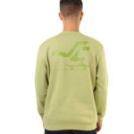 Santa Cruz Felpa Pusher Crew - Sage