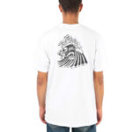 Santa Cruz T-Shirt Bone Wave Tee - White