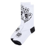 Santa Cruz Calze Screaming Hand Mono Socks - White