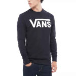 Vans Felpa Classic Crew II - Black/White