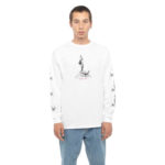HUF X Frazetta Sacrifice L/S T-Shirt - White - immagine 3