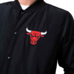 New Era Giacca NBA Team Logo Jacket Chicago Bulls - Black - immagine 3