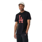 New Era T-Shirt MLB Seasonal Team Logo Tee Los Angeles Dodgers - Black