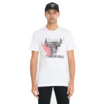 New Era T-Shirt NBA Logo Repeat Tee Chicago Bulls - White