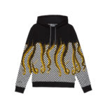 Octopus Felpa Checkered Hoodie - Yellow/Black