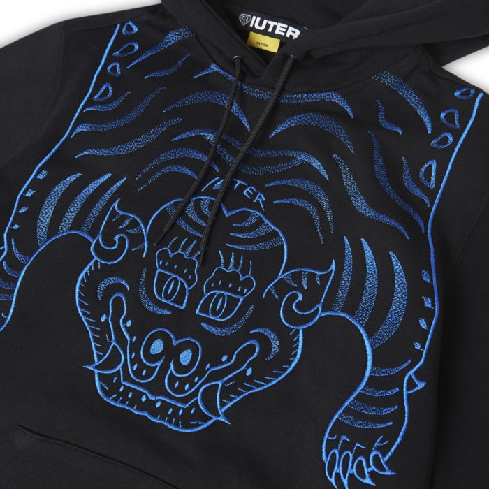 Iuter - Felpa Iuter Tibetan Hoodie - Black - immagine 4