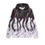 Octopus - Felpa Octopus Hoodie Carrara - Black