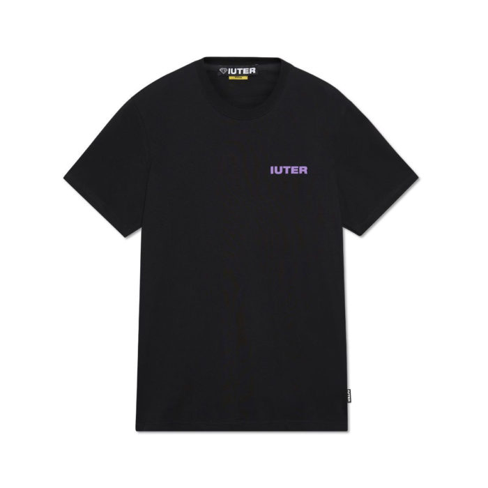 Iuter T-Shirt Double Logo Tee - Black - immagine 3