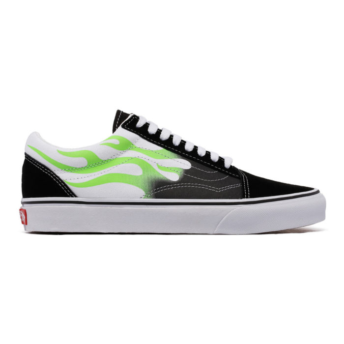 Vans Old Skool Flame - Black/True White - immagine 2