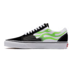 Vans Old Skool Flame - Black/True White - immagine 4