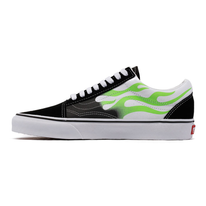 Vans Old Skool Flame - Black/True White - immagine 4