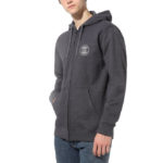 Vans Felpa OG Checker Zip - Black/Heather