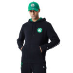 New Era Felpa NBA Pipping Hoody Boston Celtic - Black