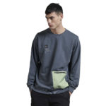 Dolly Noire Felpa Mint Pocket Storm Crewneck