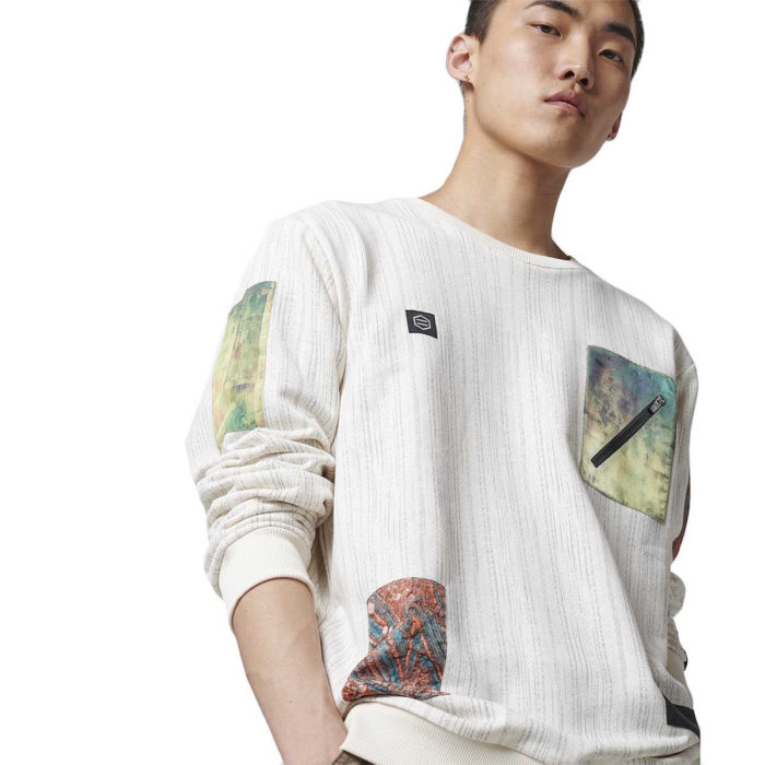 Dolly Noire Felpa Dystopian Crewneck - immagine 6