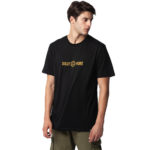 Dolly Noire T Shirt Logo Black Yellow