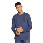 The North Face T-Shirt L/S Fine Tee - Blue Wing Teal