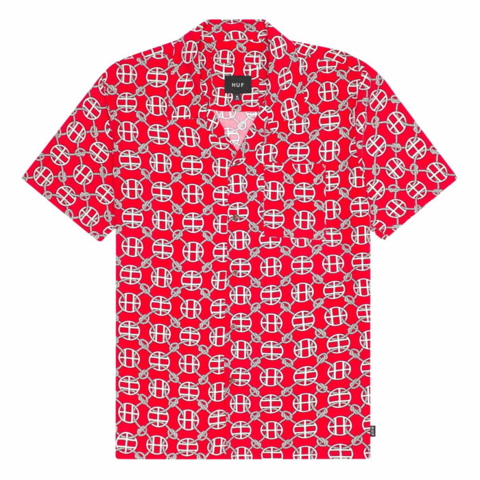 HUF Camicia Atelier Resort Woven Short Sleeve Shirt - immagine 2