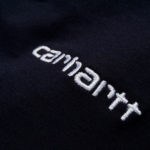 Carhartt Wip Script Embroidery T-Shirt - Dark Navy/White - immagine 3