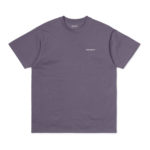 Carhartt Wip Script Embroidery T-Shirt - Decent Purple/White