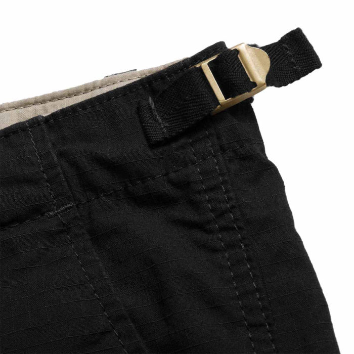 Carhartt Wip Pantaloncini Aviation Short - Black Rinsed - immagine 5