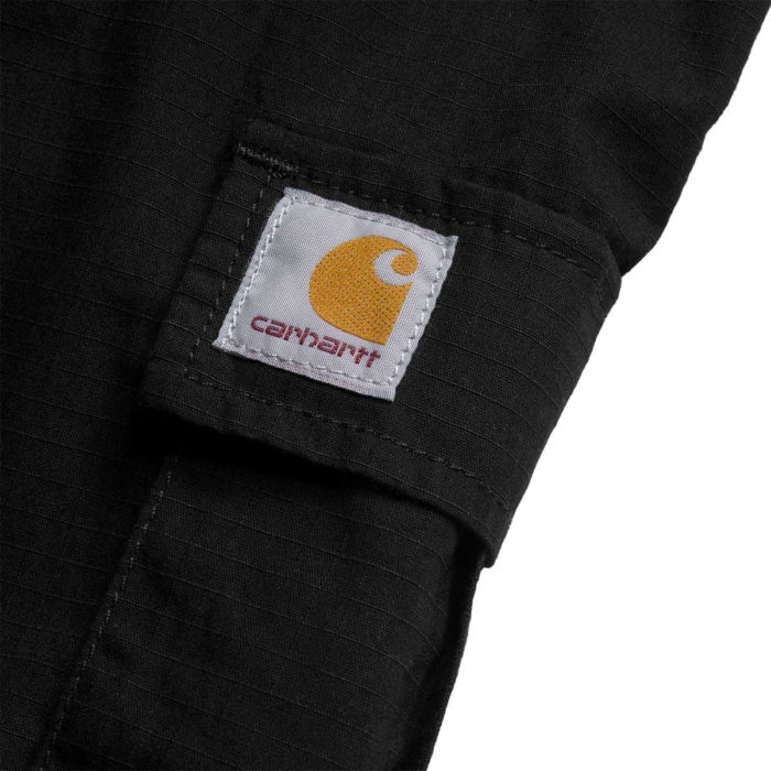 Carhartt Wip Pantaloncini Aviation Short - Black Rinsed - immagine 6