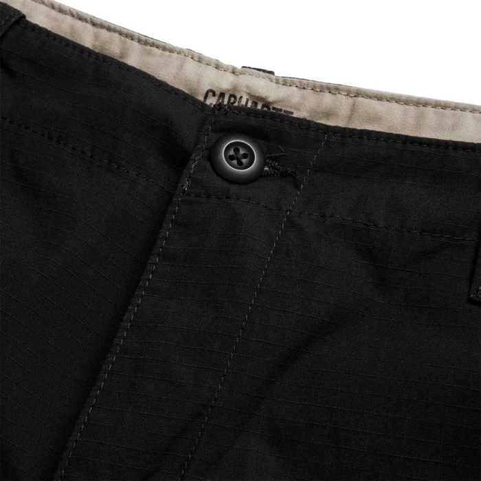 Carhartt Wip Pantaloncini Aviation Short - Black Rinsed - immagine 8