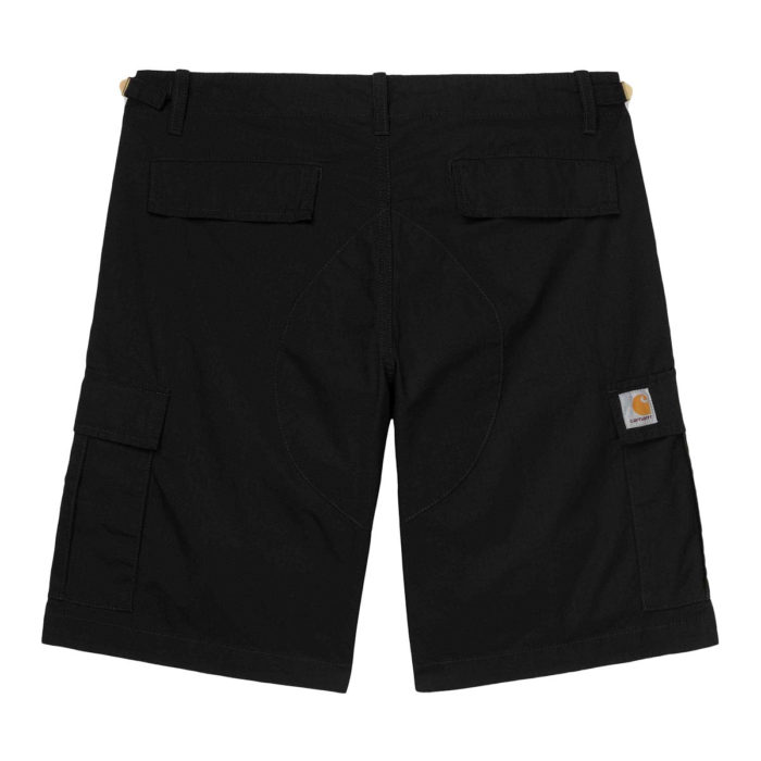 Carhartt Wip Pantaloncini Aviation Short - Black Rinsed - immagine 2