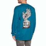 Santa Cruz Digital Black Magic Hand L/S T-Shirt  - Petrol Blue