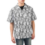 Santa Cruz Camicia Kendall Catalog Shirt - White/Black