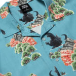 Godzilla VS HUF - Godzilla Resort Shirt - Blue - immagine 3